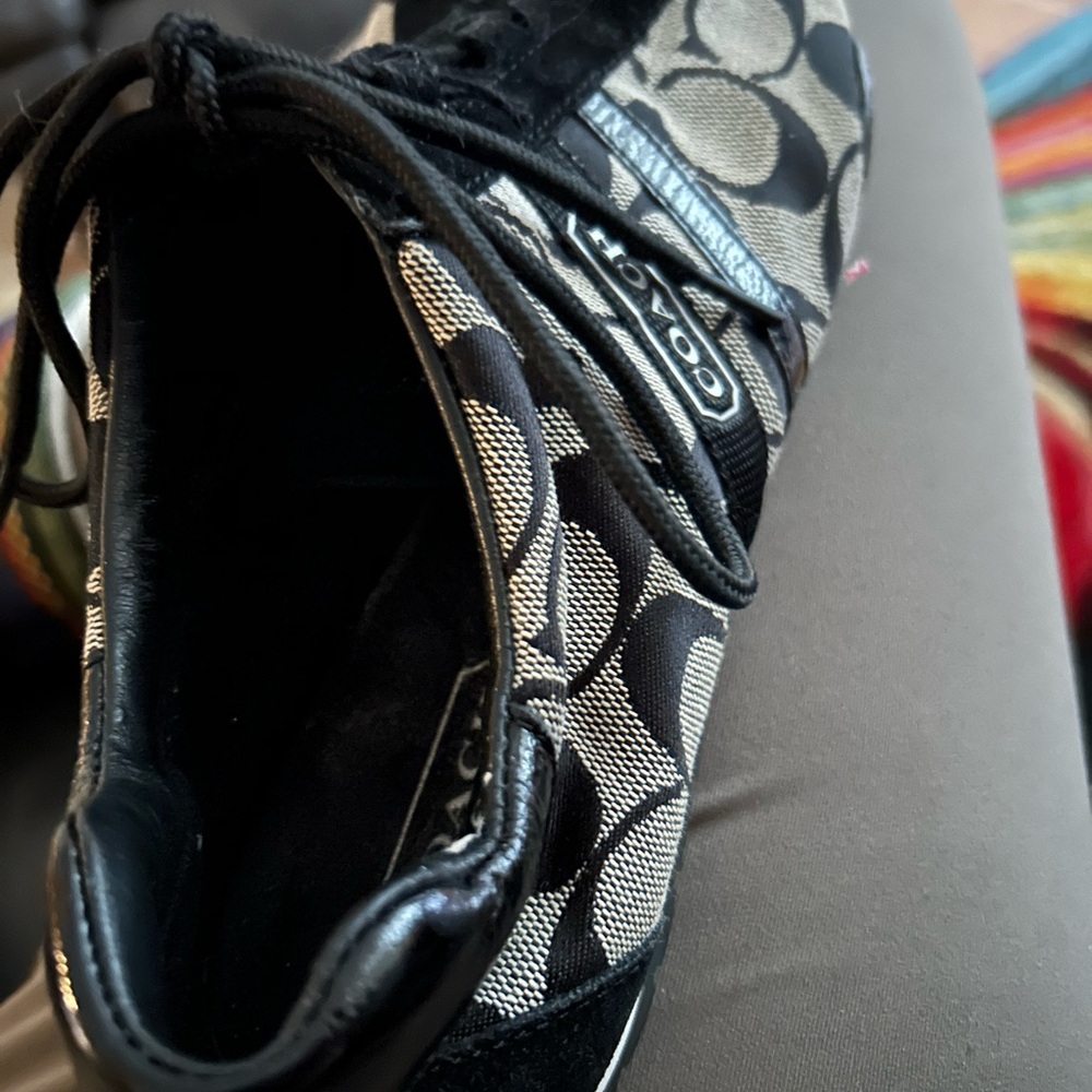 Coach Black and Gray Sneakers